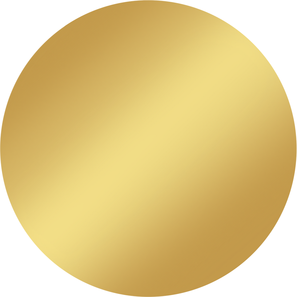 Gold Circle Shape